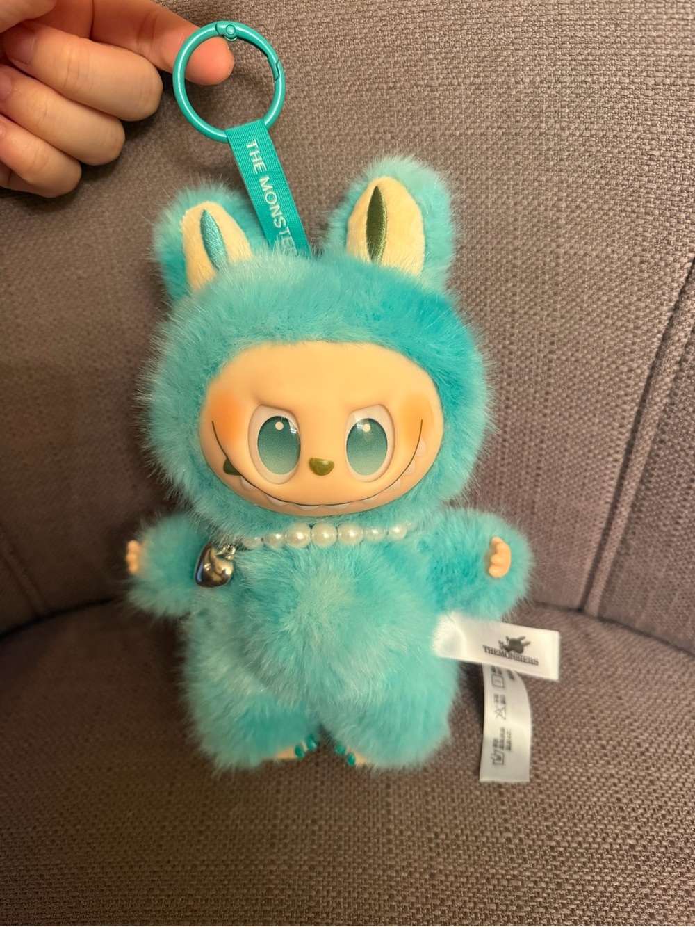 Labubu Backpack charm keychain New